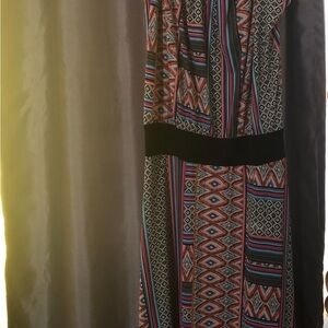 Metaphor large multicolored dress